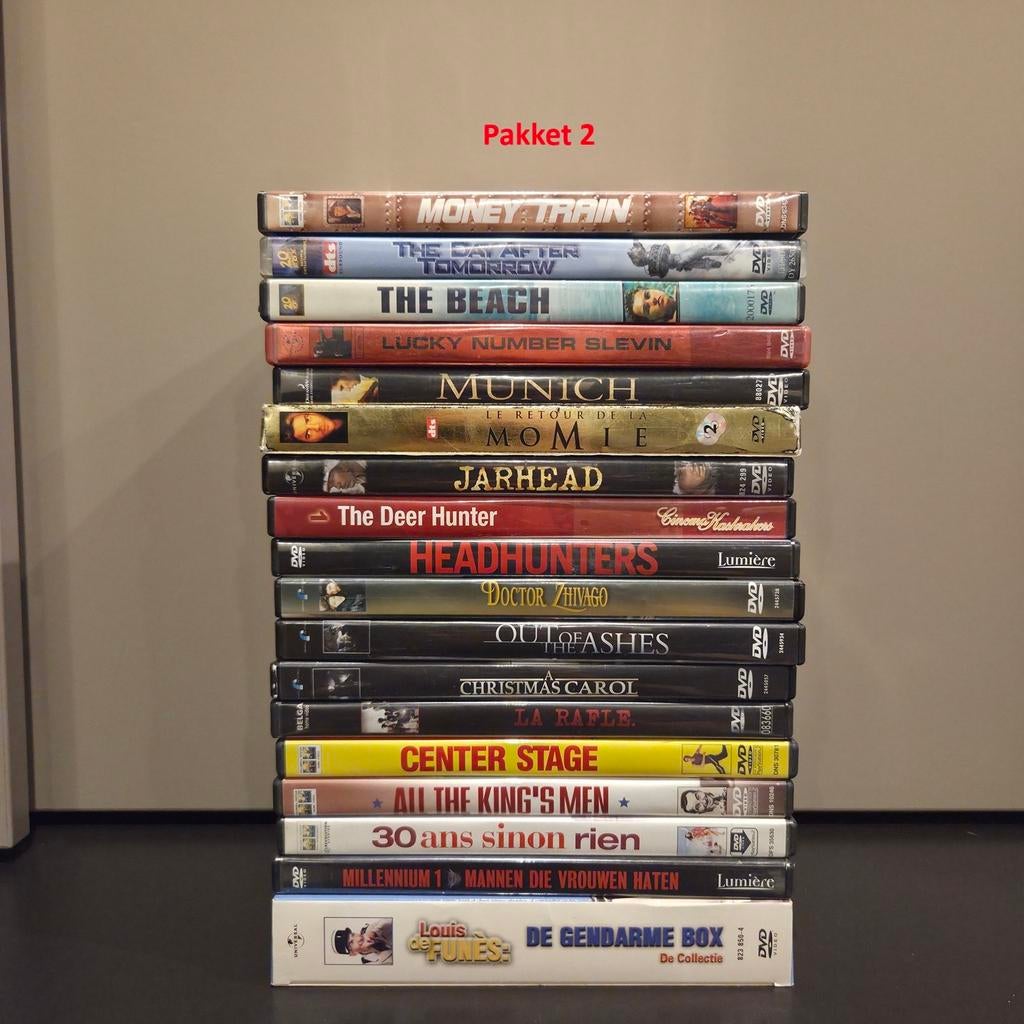 DVD Pakket 10€, Ophalen