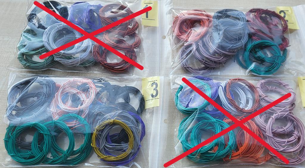 electro draad voor treinbaan - 50 meter of 100 meter, Ophalen of Verzenden, Zo goed als nieuw, Gelijkstroom of Wisselstroom