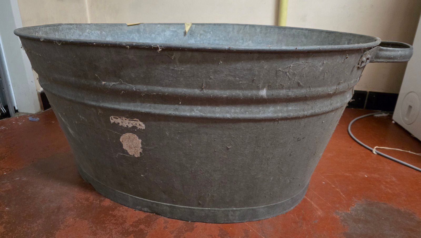 2 x cuve en zinc, Jardin & Terrasse, Enlèvement, Utilisé