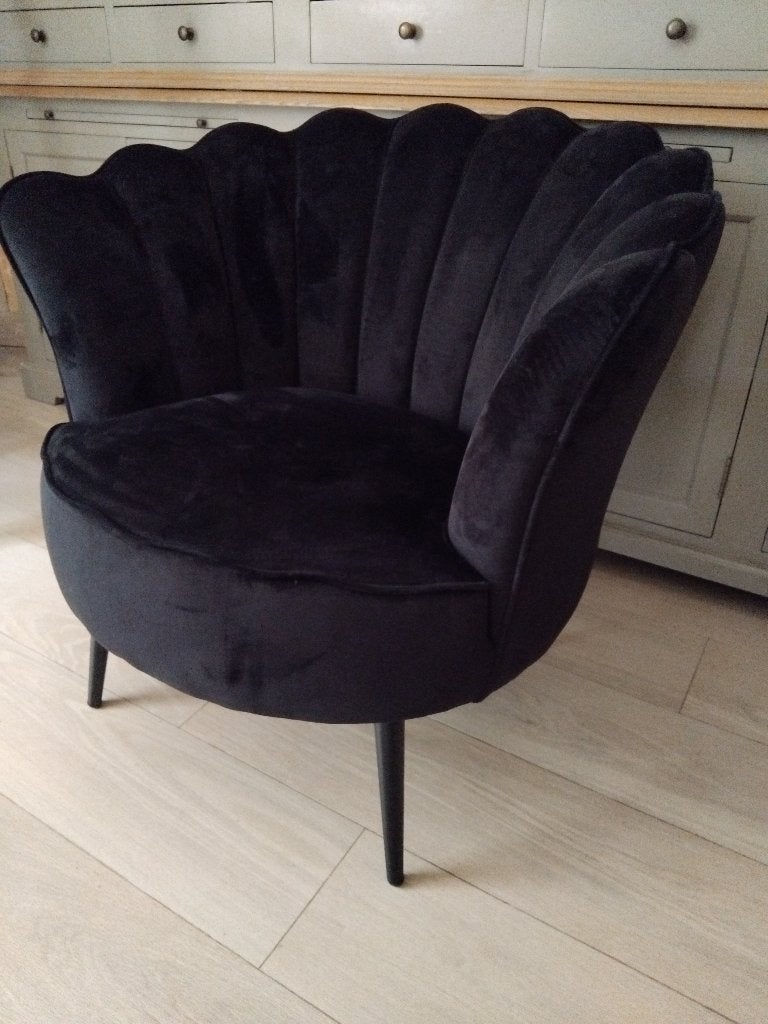 zetel ronde fauteuil zwart nieuwstaat, Enlèvement, Neuf
