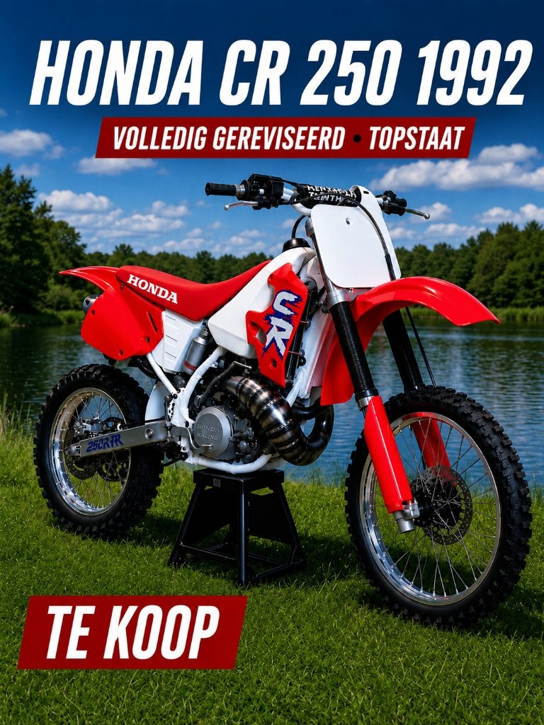 Honda cr 250 R      1992, Motoren, 250 cc, Nieuw, Particulier, Crossmotor