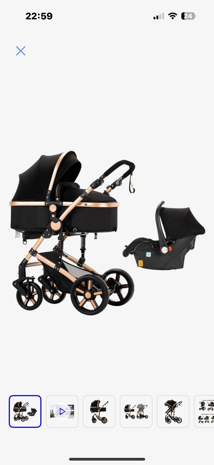 3 in 1 kinderwagen, Kinderen en Baby's, Kinderwagens en Combinaties, Ophalen, Gebruikt, Kinderwagen