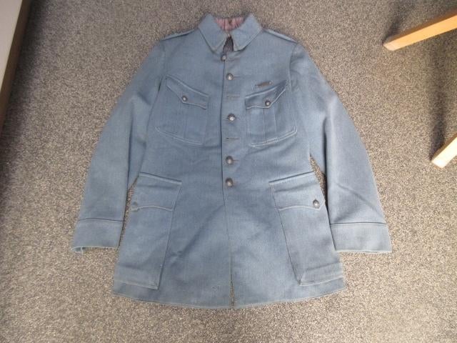 Frans jasje (Horizon Blue) Eerste wereldoorlog... € 250.00, Verzamelen, Ophalen of Verzenden, Landmacht, Kleding of Schoenen