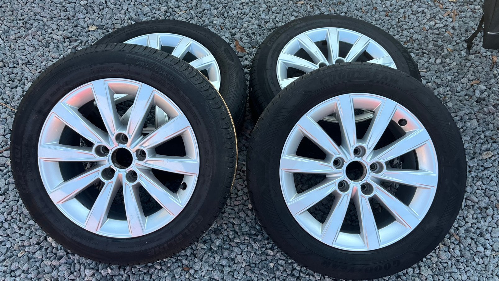 Velgenset 5x112 vw audi, Auto-onderdelen, Banden en Velgen, Ophalen, Band(en)