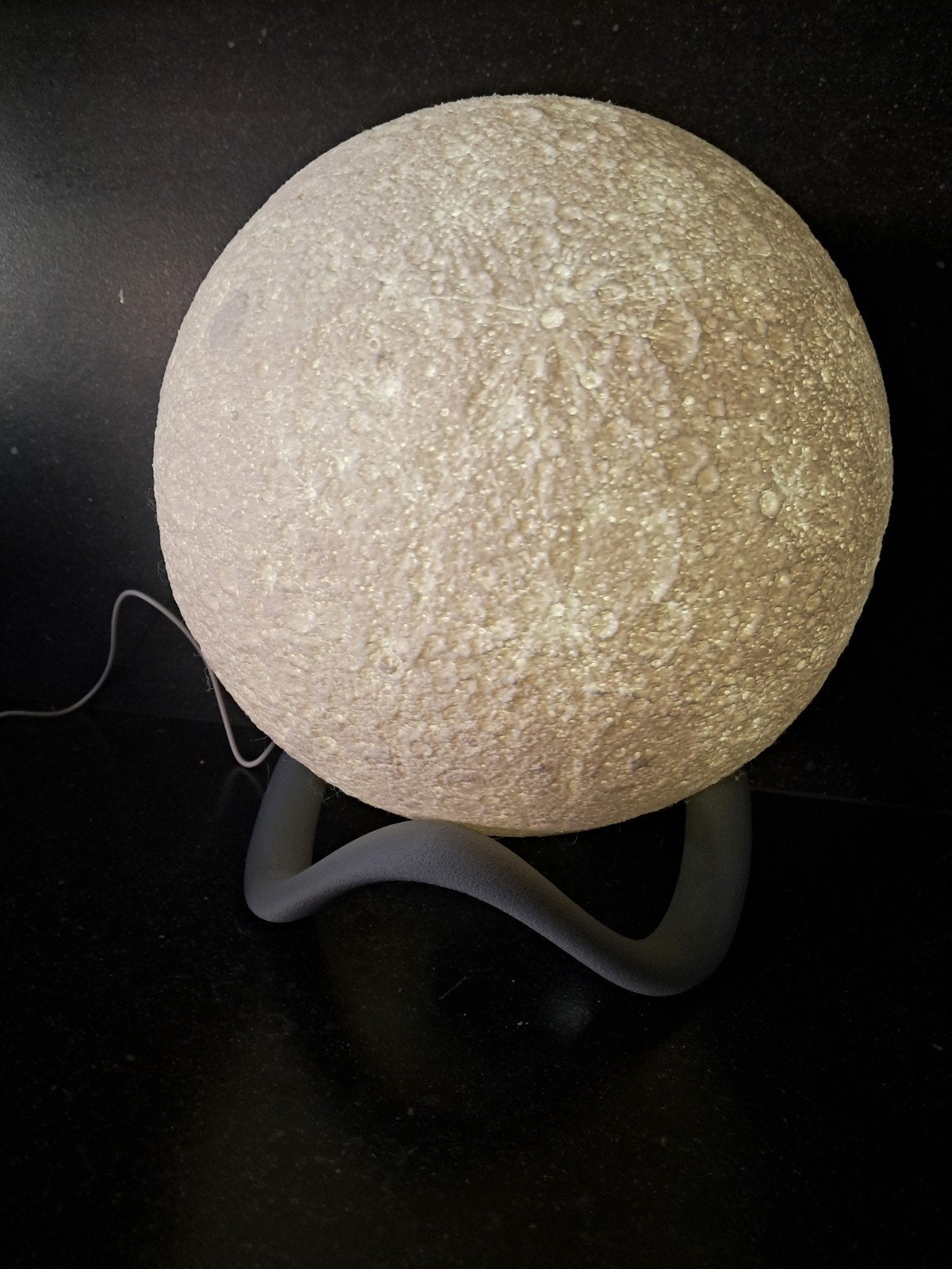 Maan lamp, Ophalen