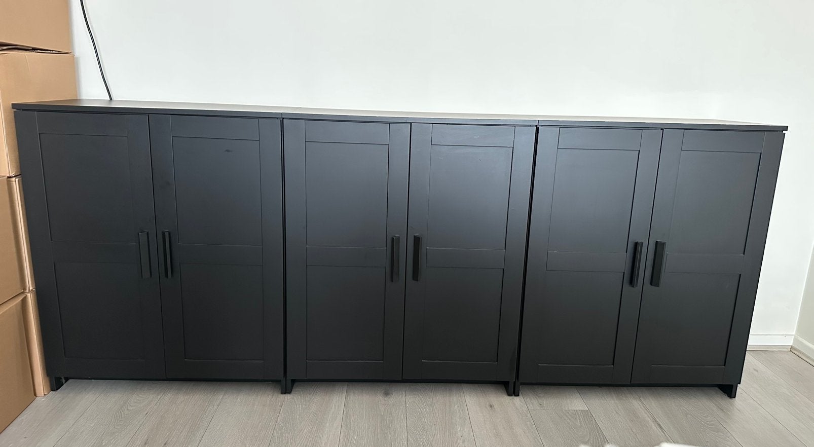 Armoire noir buffet ikea, Enlèvement, Utilisé