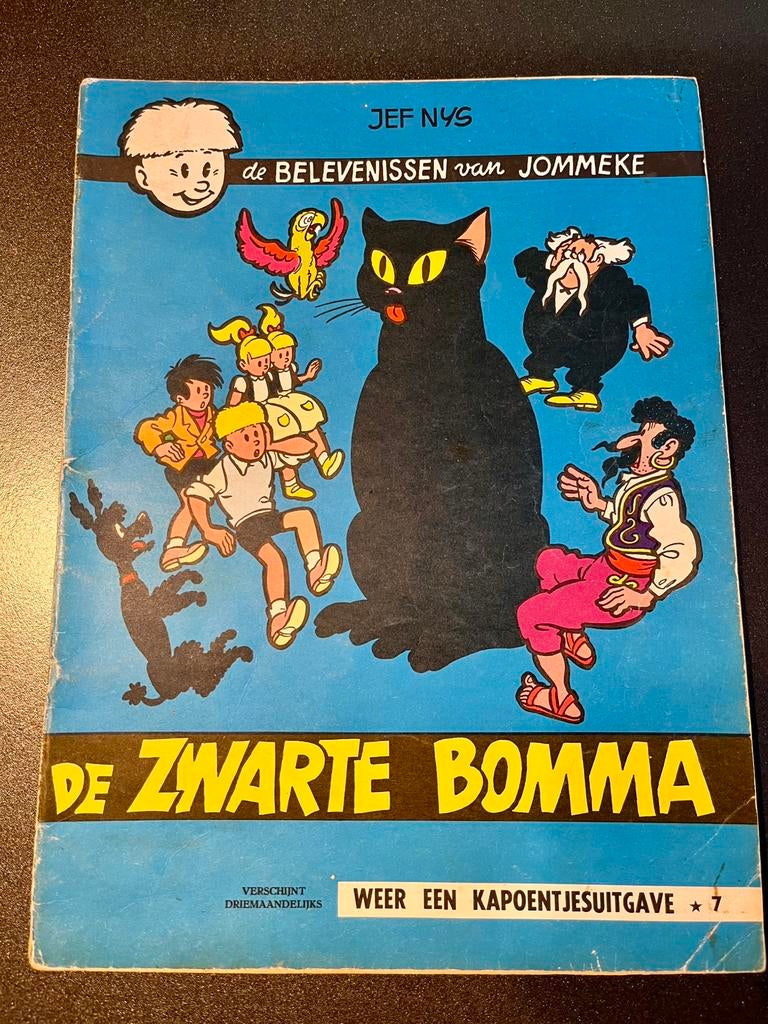 Jommeke nr. 7 - De Zwarte Bomma (Kapoentjesuitgave), Boeken, Ophalen, Zo goed als nieuw