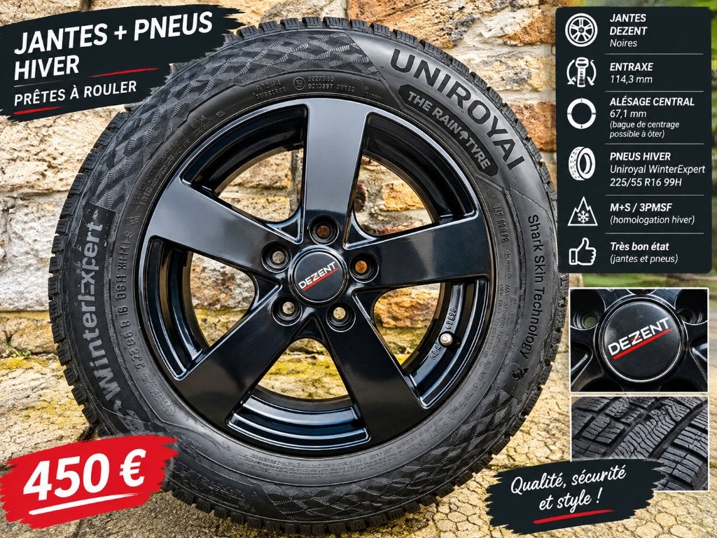 Jantes hiver mazda huyndai kia ..., Autos : Pièces & Accessoires, Pneus hiver, 16 pouces, Véhicule de tourisme, Enlèvement