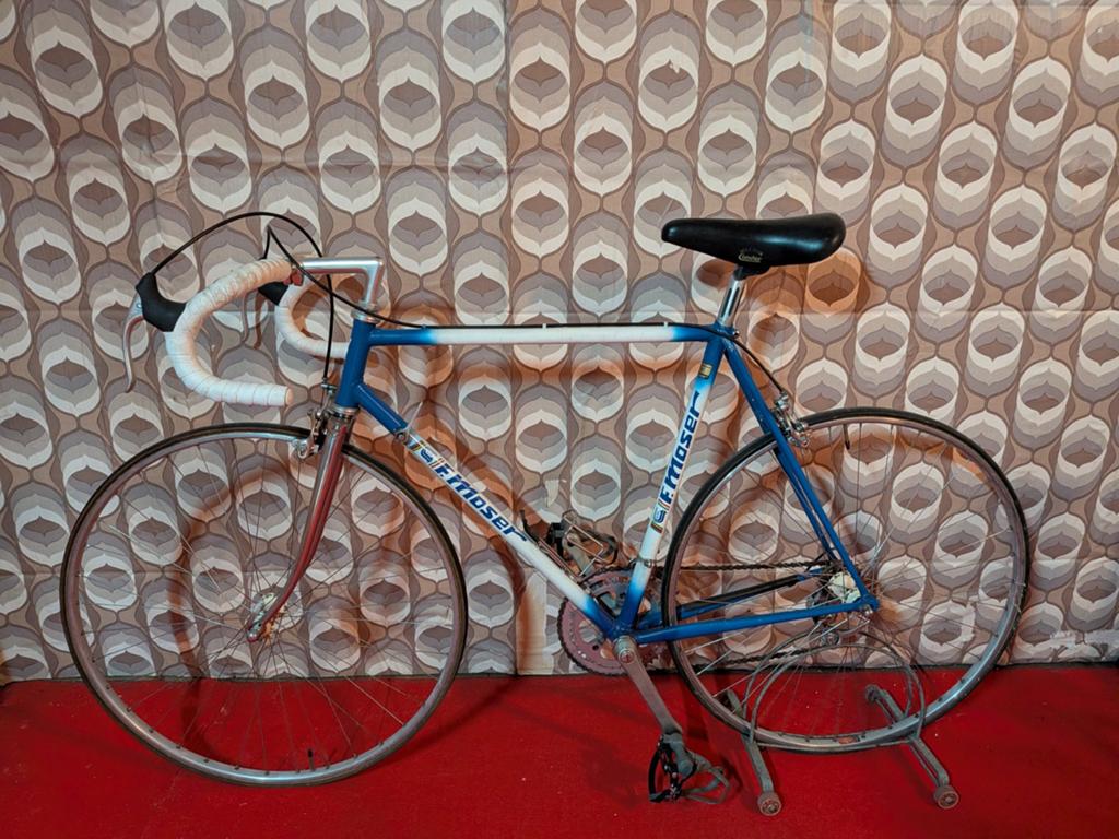 Vintage koersfiets F.Moser, Fietsen en Brommers, Ophalen