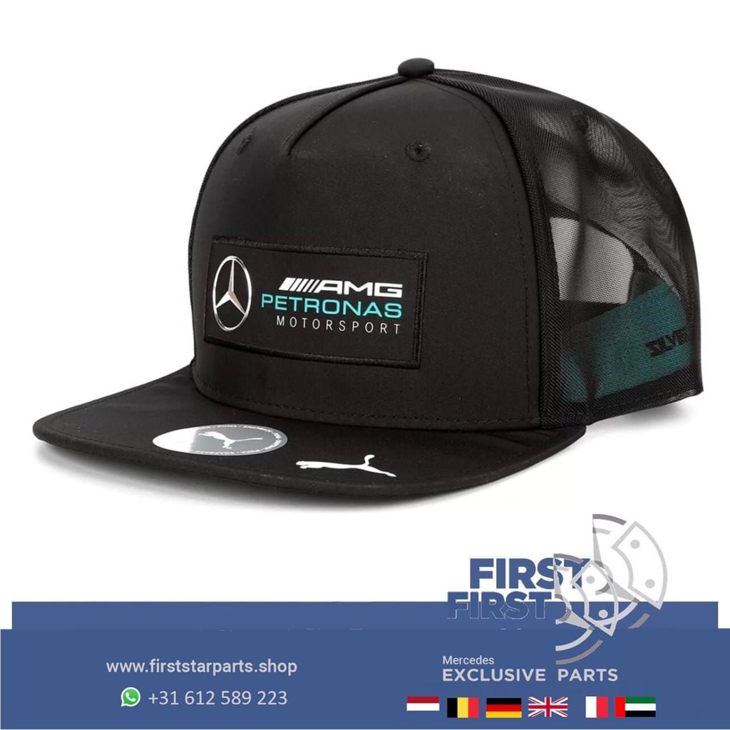 Mercedes Petronas Pet origineel Mercedes AMG CAP PUMA ZWART, Kleding | Heren, Hoeden en Petten, -, -, Ophalen of Verzenden, -