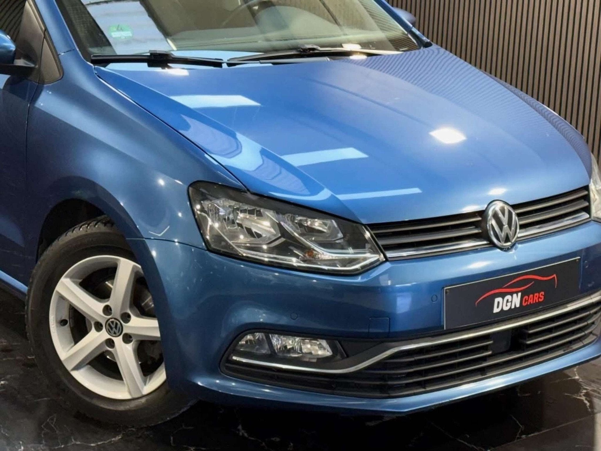 Volkswagen Polo Polo 1.2 TSI Sportline BMT (bj 2016), Stof, Gebruikt, 4 cilinders, Blauw