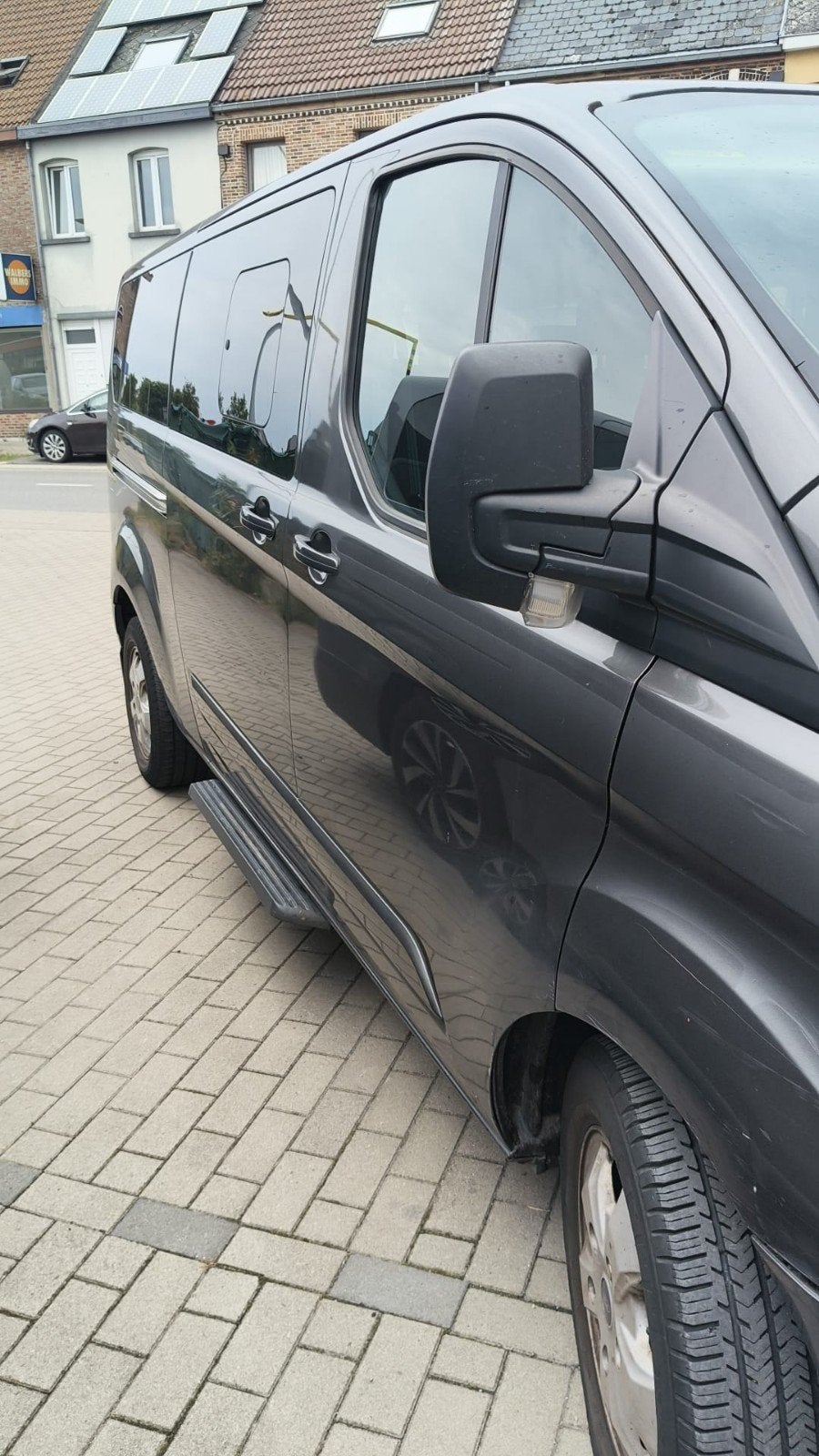 Ford transit custom 9 zit. automaat, Achat, Attache-remorque, Diesel, Automatique
