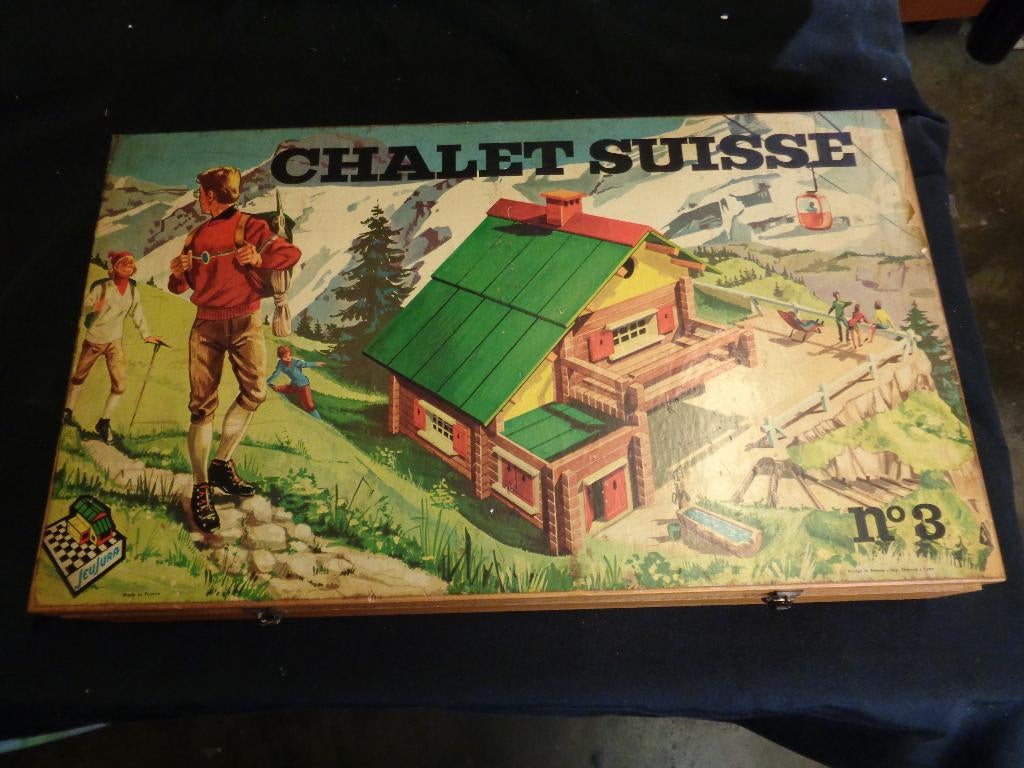 Jeujura Chalet Suisse n3 comme neuf, Enlèvement