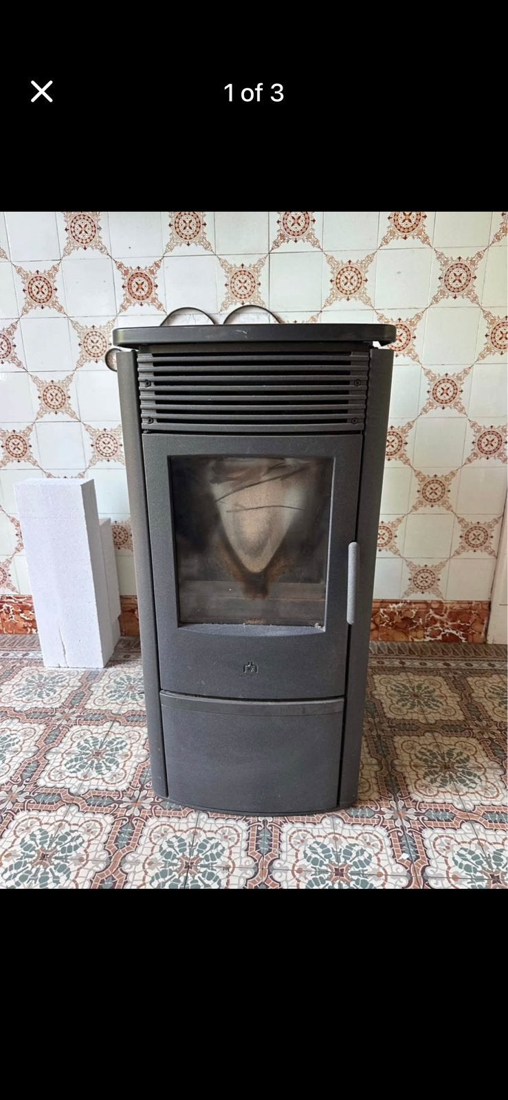 Poêle à pellets Edilkamin Seven – 8 kW, Autres carburants, Enlèvement, Utilisé, Autres types