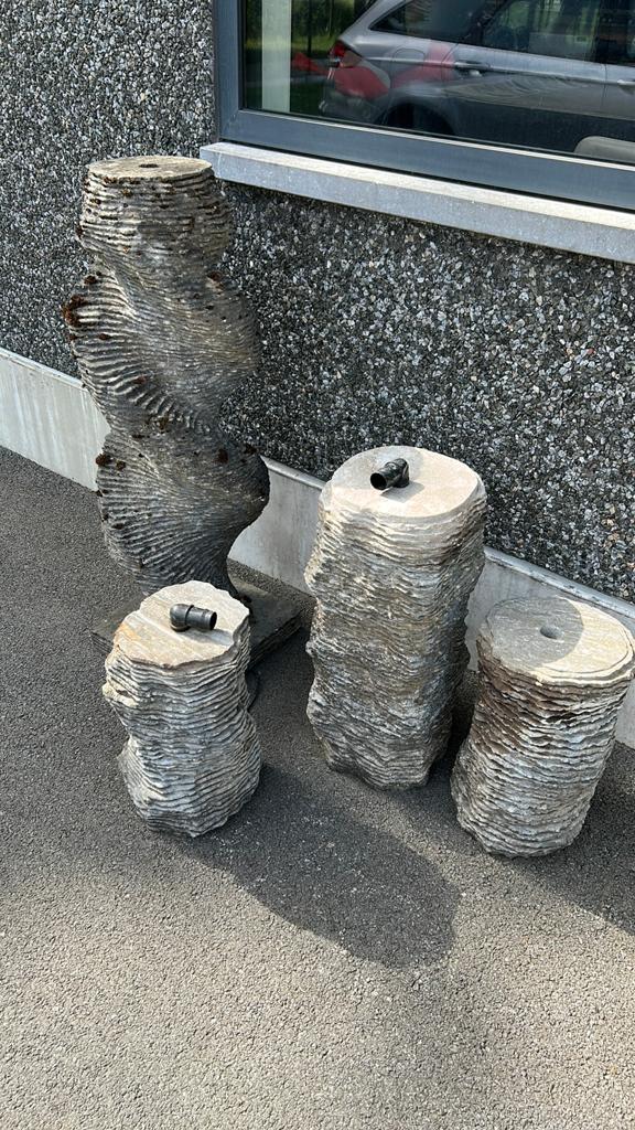 Fontijn natuursteen vijver, Tuin en Terras, Ophalen, Zo goed als nieuw