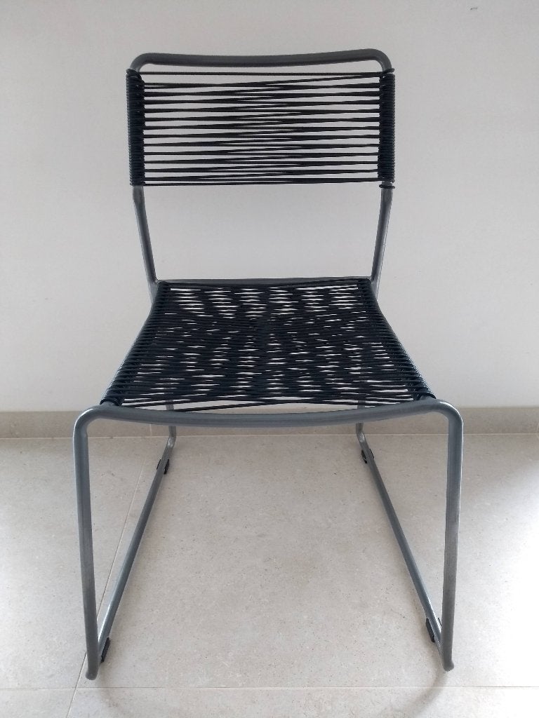 IKEA Melker design stoel 4 stuks, Ophalen, Gebruikt, Zwart, Vier
