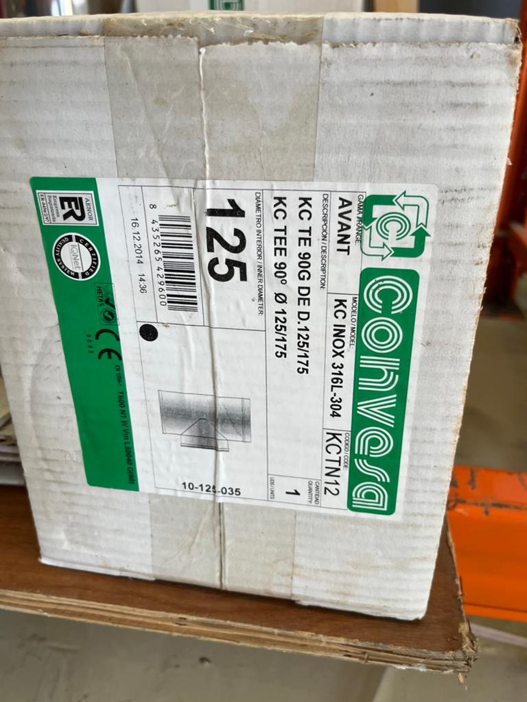 Inox buizen convesa, Ophalen, Zo goed als nieuw