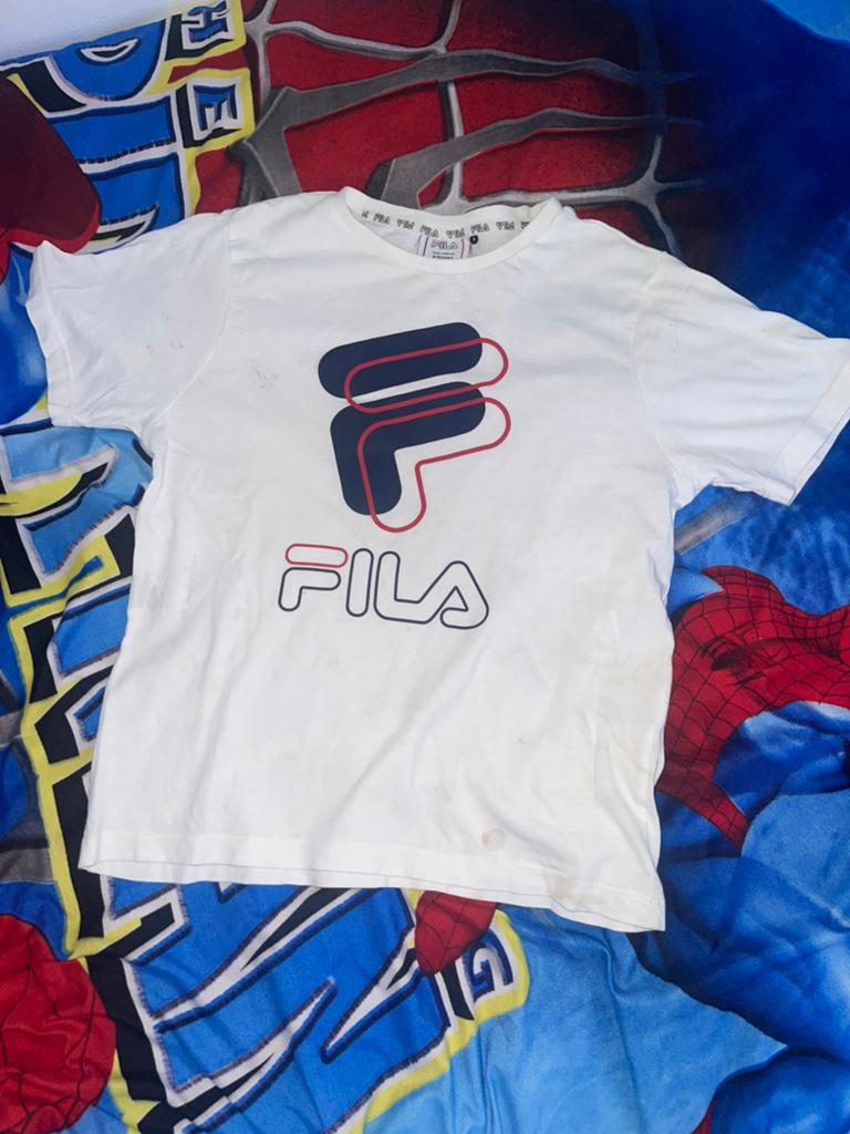 FILA T-shirt wit   Maat 134-140., Enfants & Bébés, Vêtements enfant | Taille 140, Enlèvement, Comme neuf