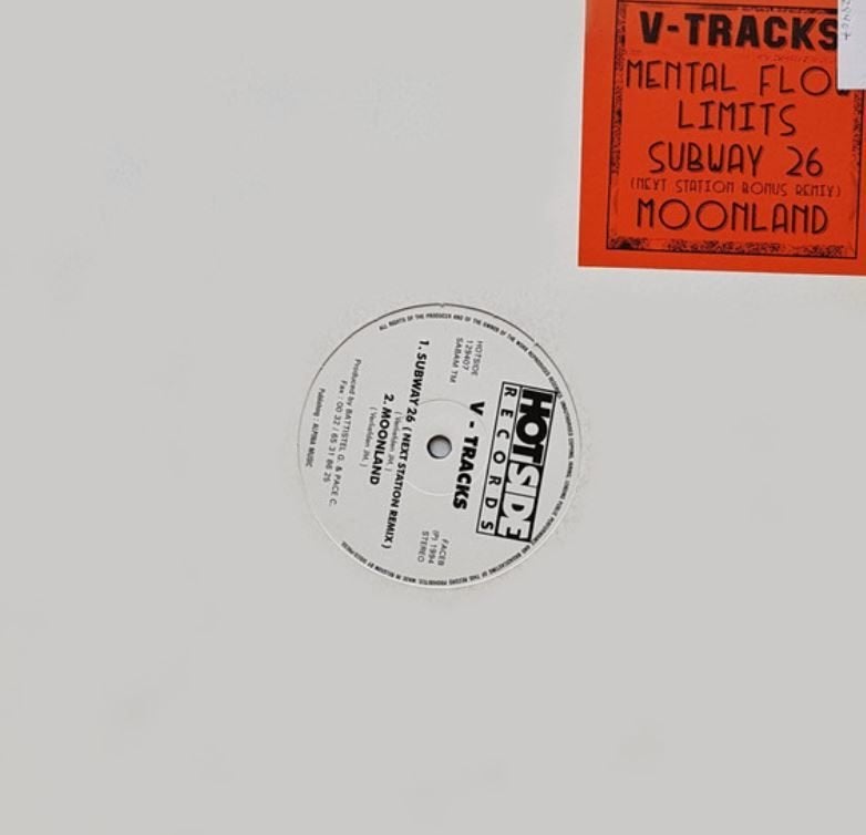 12" MAXI : V-TRACKS - MENTAL FLOW - subway 26 - floorfiller, CD & DVD, Vinyles | Dance & House, House, Enlèvement ou Envoi, Utilisé