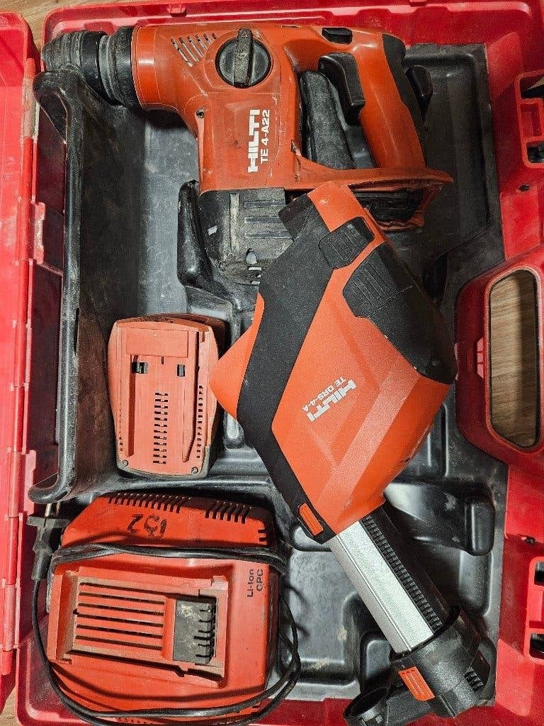 Hilti TE 4-A Boormachine met DRS Kit stofafzuiging, Boormachine, 600 watt of meer, Ophalen of Verzenden, Zo goed als nieuw