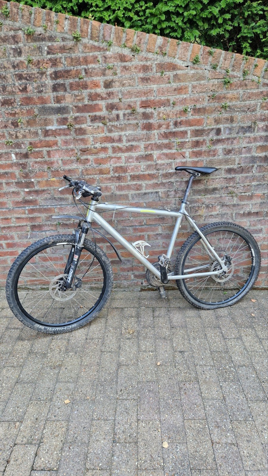 26" mtb voor onderdelen of herstelling, Ophalen, Gebruikt, Schijfrem, Overige merken