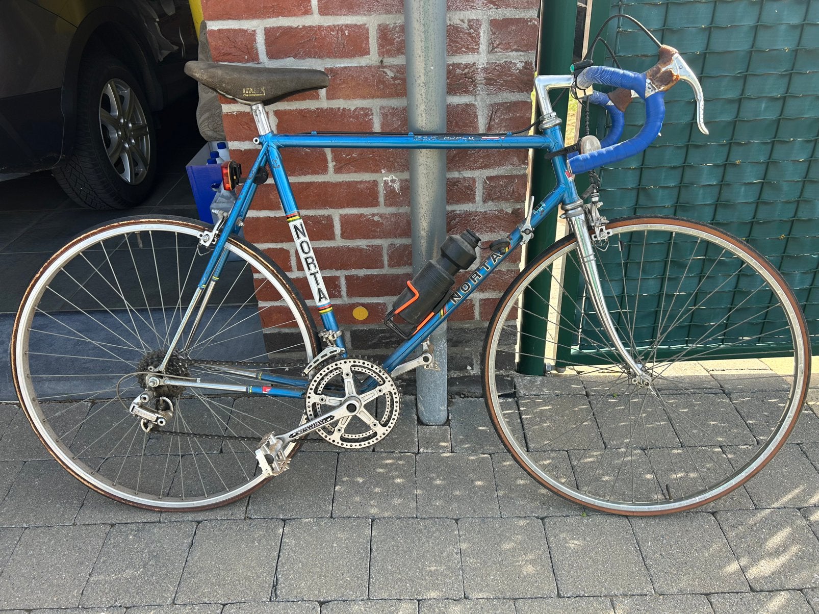 Koersfiets., Fietsen en Brommers, Gebruikt, 10 tot 15 versnellingen, Heren, Ophalen