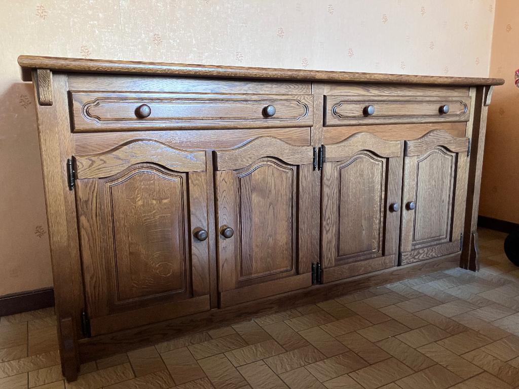 Salle à manger, Enlèvement, Utilisé, En bois, 4 à 6 chaises