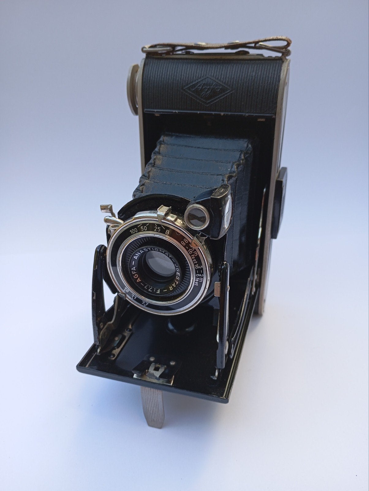 Agfa Billy Record 7.7 — Appareil photo pliable vintage 6x9 —, Enlèvement ou Envoi