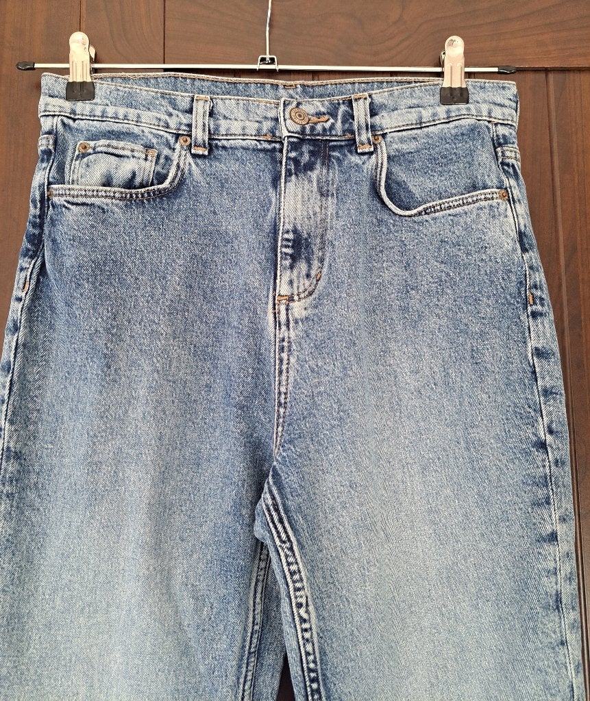 Blauwe jeansbroek van C&A maat 40, W30 - W32 (confectie 38/40), Verzenden, Blauw, Gedragen