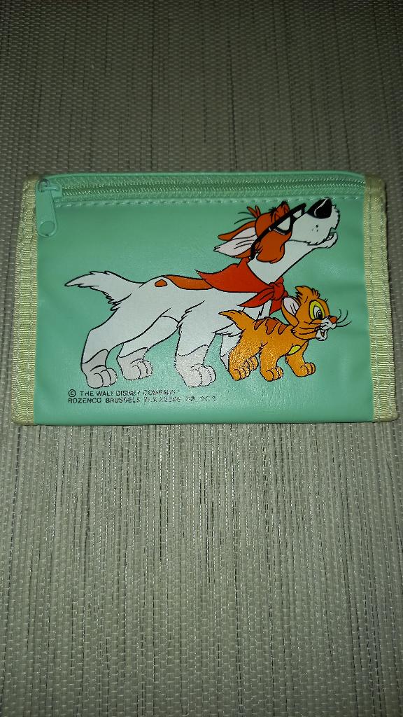 Oliver & Company portefeuille, Kinderen en Baby's, Speelgoed | Knuffels en Pluche, Disney, Disney, Gebruikt, Hond