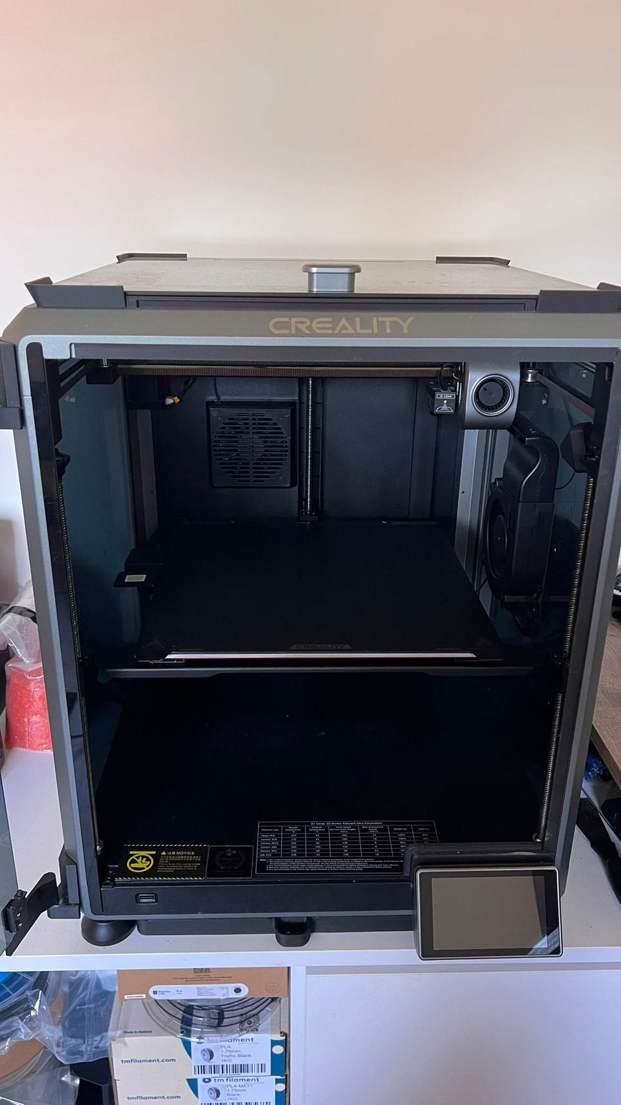 Creality K1 Max 3D-printer, Informatique & Logiciels, Wi-Fi intégré, Enlèvement, Utilisé, Filament