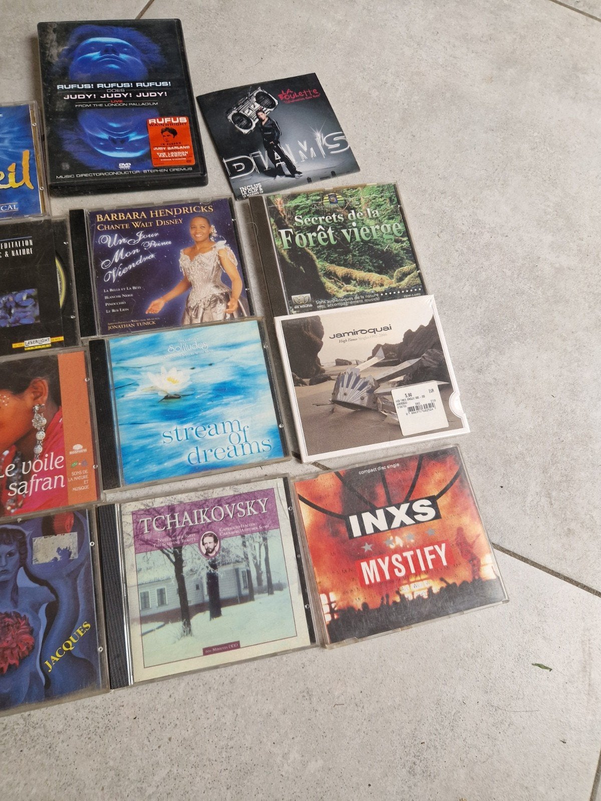 Lot de cd, Envoi