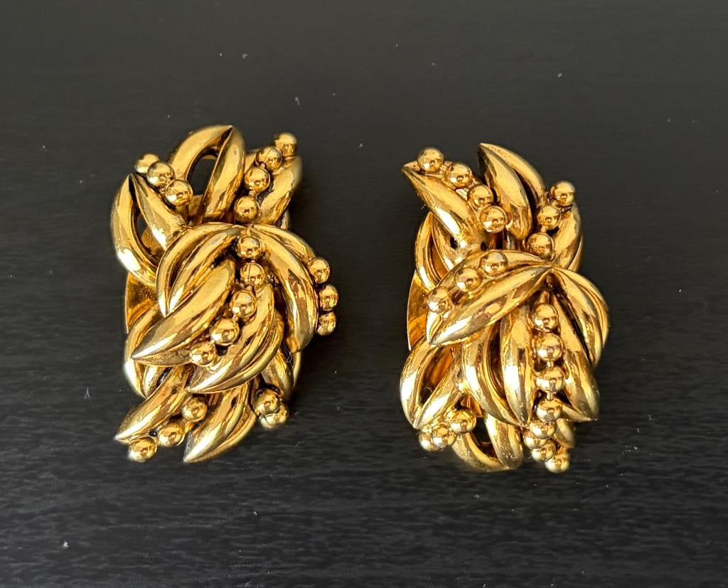 Paire de Boucles d'Oreilles Vintage 1970, Bijoux, Sacs & Beauté, Bijoux anciens, Boucles d'oreilles, Autres matériaux, Enlèvement ou Envoi