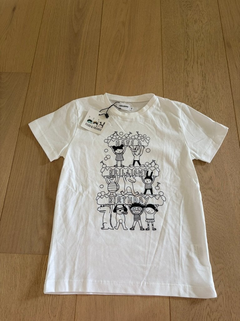 Nieuwe shirt Filou & Friends maat 8 jaar, Kinderen en Baby's, Kinderkleding | Maat 128, Jongen of Meisje, Nieuw, Ophalen of Verzenden