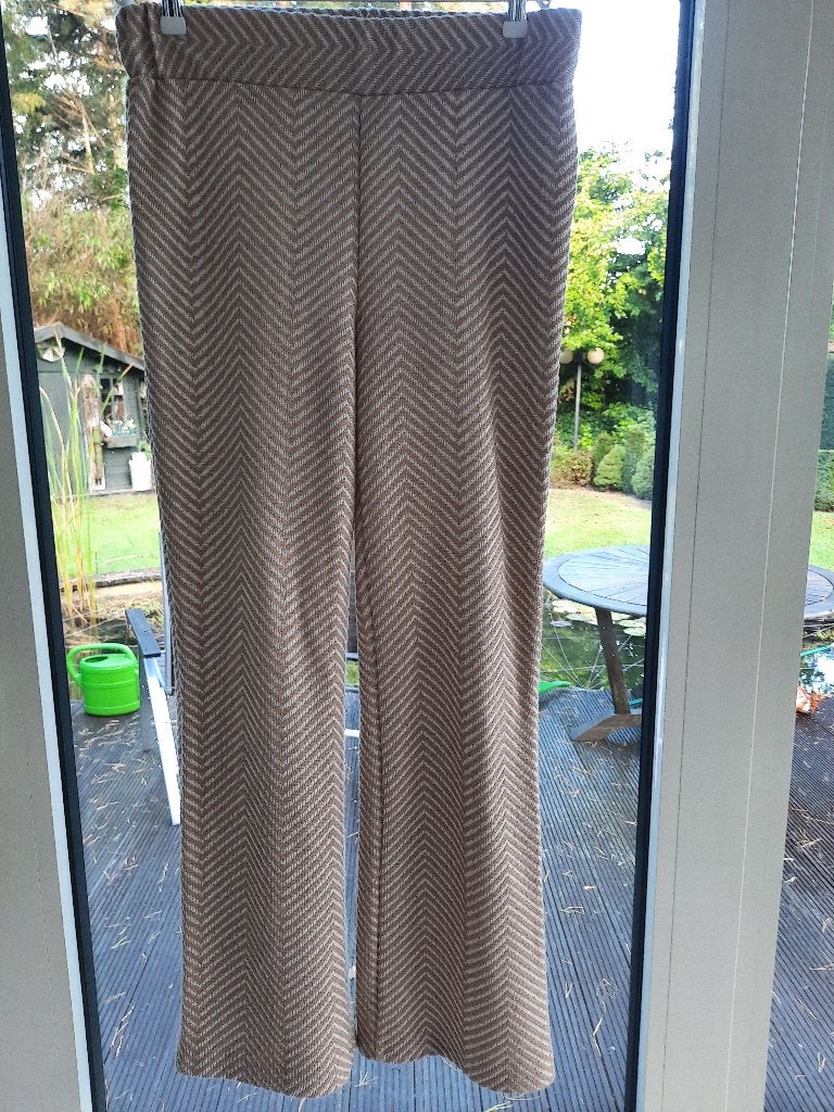 Toffe broek ANNA - L, Taille 42/44 (L), Enlèvement ou Envoi, Beige, Comme neuf
