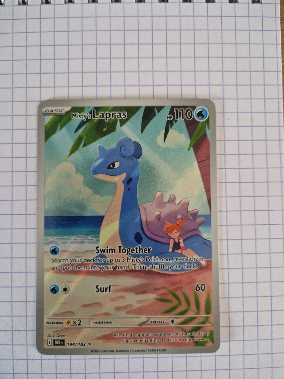 ordinateur portable Pokemon Misty, Enlèvement ou Envoi, Neuf, Cartes en vrac, Foil
