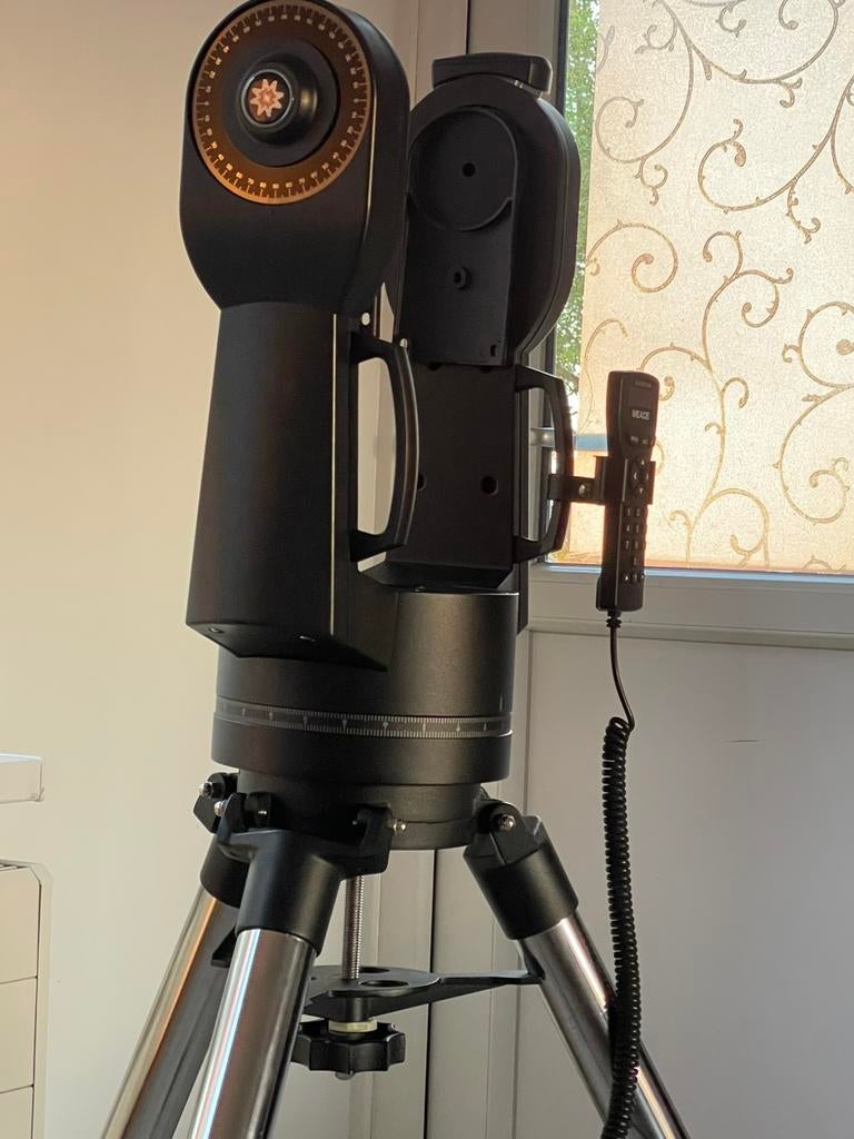 Meade LX90 Mount with Heavy-Duty Tripod, TV, Hi-fi & Vidéo, Matériel d'optique | Télescopes, Enlèvement, Comme neuf