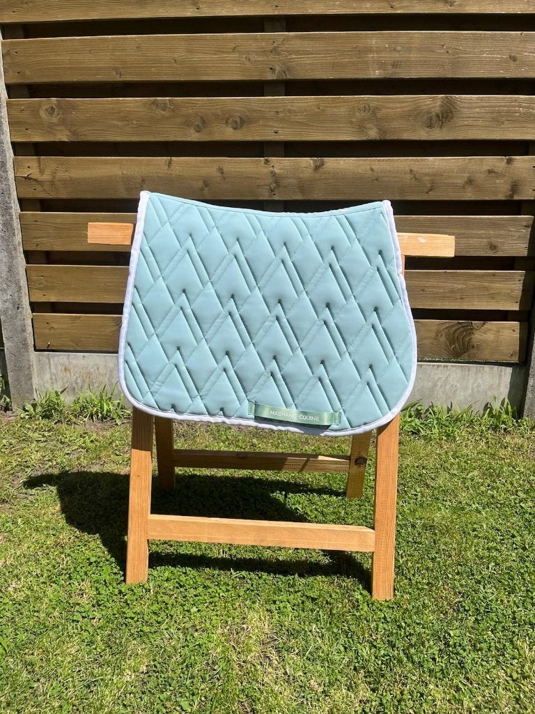 Licht blauw dekje Mashang | maat pony, Dieren en Toebehoren, Paarden en Pony's | Dekens en Dekjes, Ophalen, Overige merken, Zadeldekje