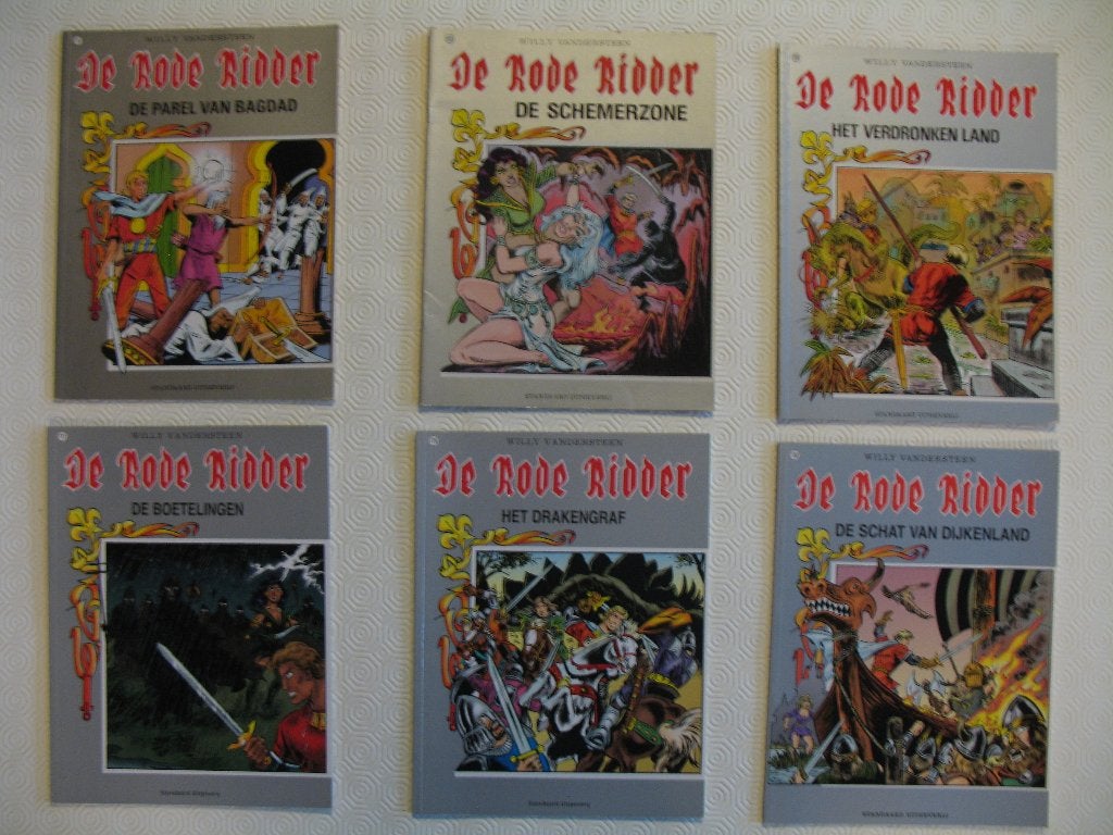De Rode ridder, herdruk 18 stuks nieuw, Boeken, Meerdere stripboeken, Ophalen of Verzenden, Zo goed als nieuw