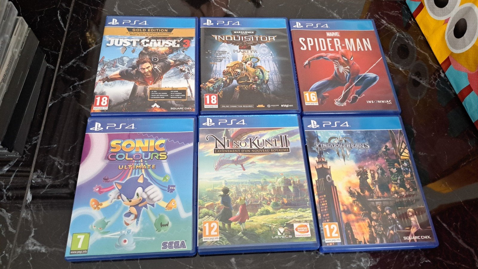 Sony PlayStation 4 Sonic Kingdom Hearts Spiderman Games..., Ophalen of Verzenden, Zo goed als nieuw