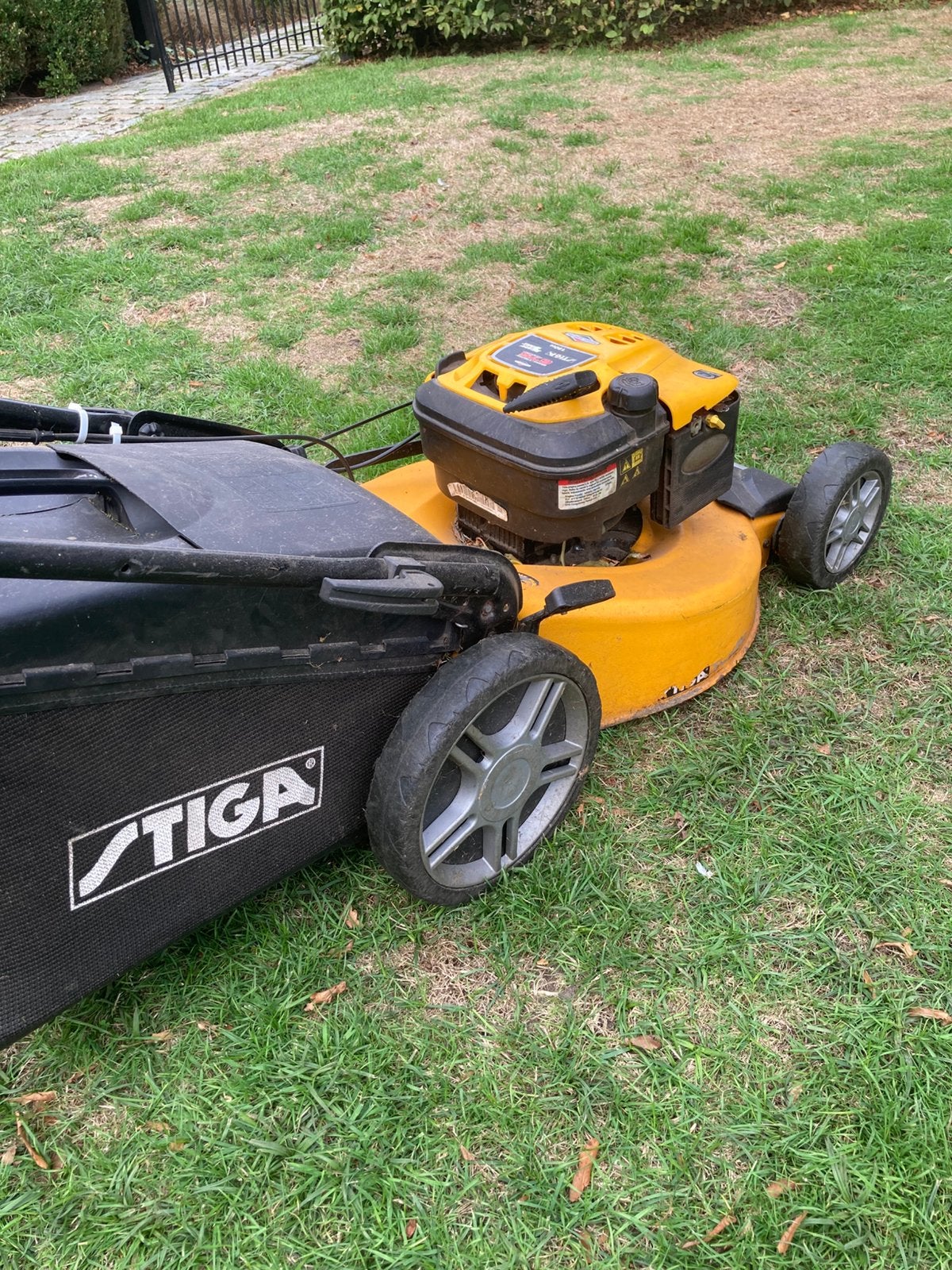 STIGA grasmachine benzine 52cm, Ophalen, Gebruikt