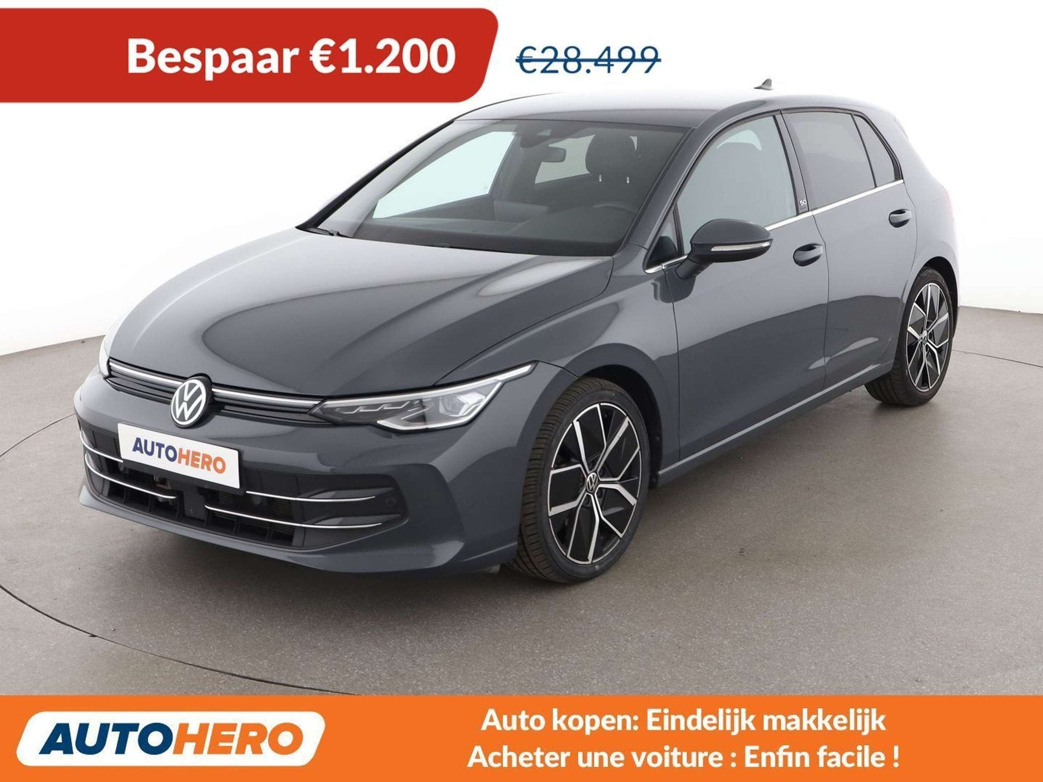 Volkswagen Golf 1.5 eTSI Edition 50 (bj 2024, automaat), Auto's, 110 kW, Alcantara, 1376 kg, 150 pk