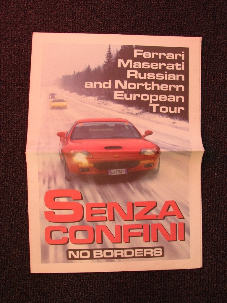 Tournée de Ferrari Maserati en Russie et en Europe du Nord, Enlèvement ou Envoi, Comme neuf, Ferrari