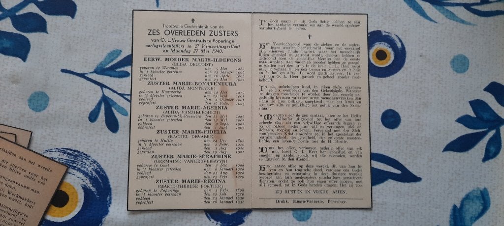 oorlogslachtoffers : 6 zusters, Verzamelen, Ophalen of Verzenden