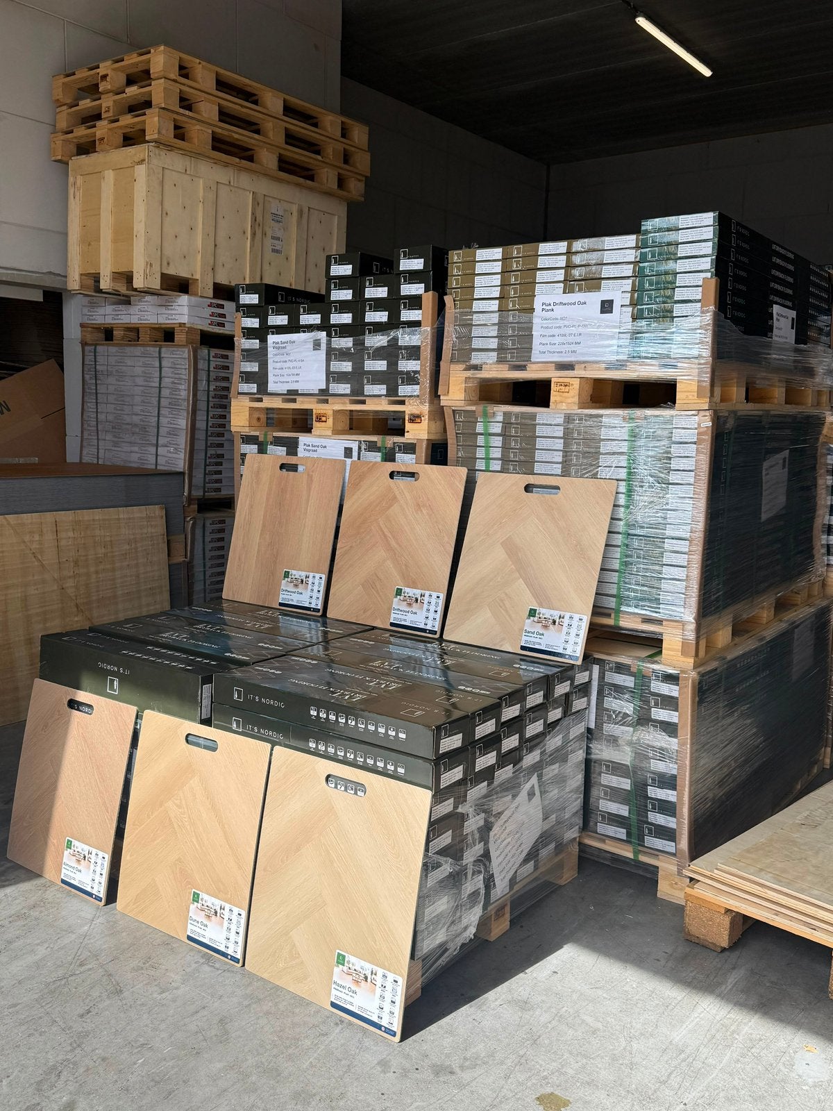 5 KLEUREN VISGRAAT PLAK PVC, Huis en Inrichting, Ophalen of Verzenden