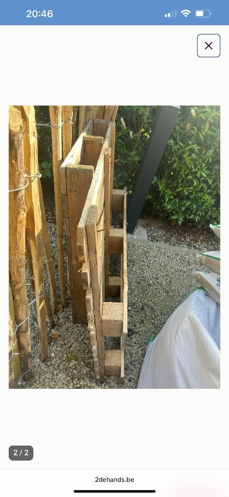 Hout palet, Ophalen, Zo goed als nieuw, Overige houtsoorten, Pallet