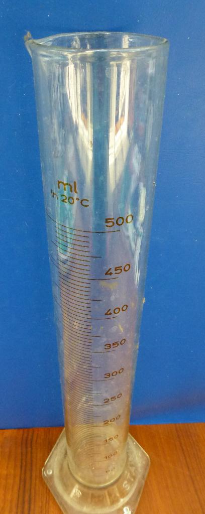 Labo maatcilinder glas 500 ml, Diversen, Ophalen of Verzenden, Gebruikt