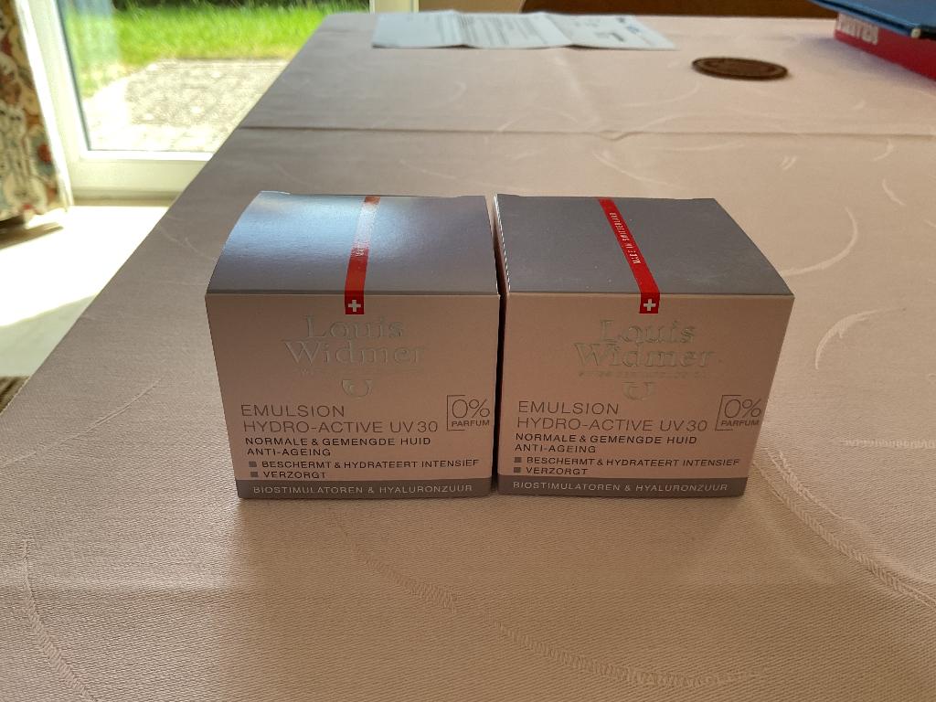 2 xLouis Widmer dagcrème UV30, Ophalen, Nieuw, Gehele gezicht, Verzorging