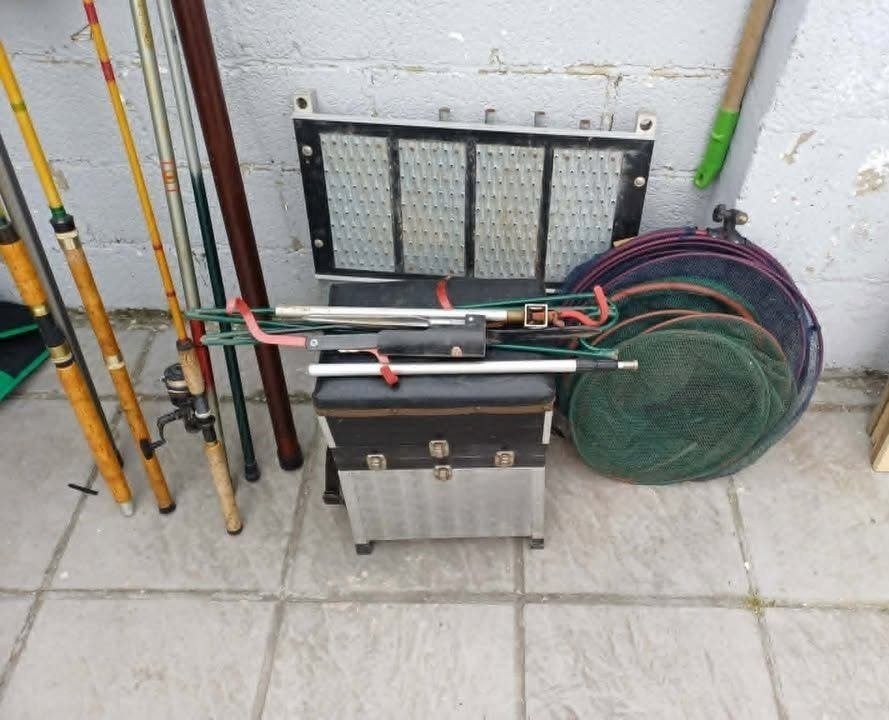 vend lot de matériel de pèche de tout info MP, Enlèvement, Utilisé, Canne à lancer