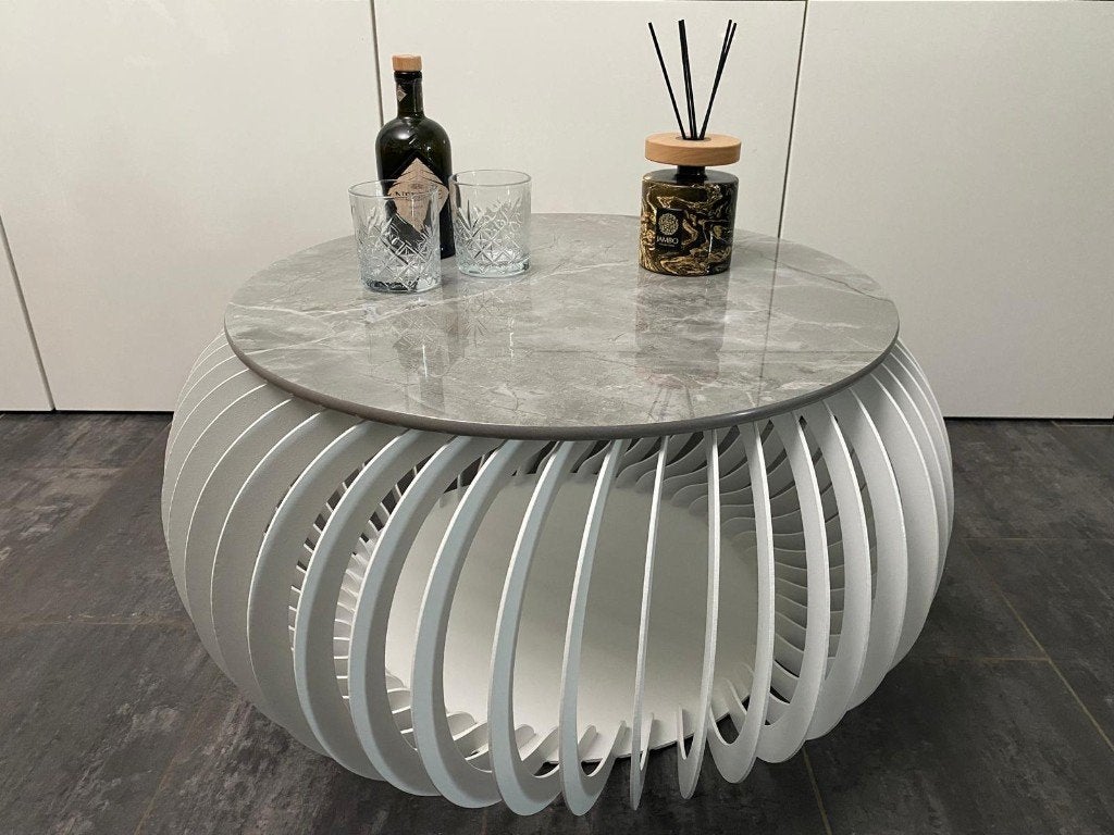 Mantiro Elica - topdesign salontafel - unieke vormgeving, Ophalen, Zo goed als nieuw, Design